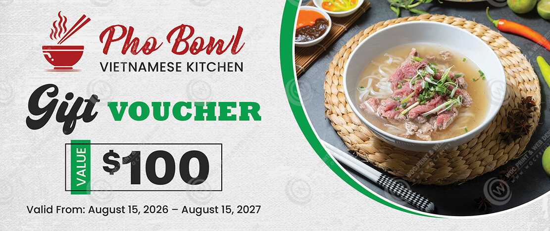 GC-501 - Restaurant Regular Gift Certificates