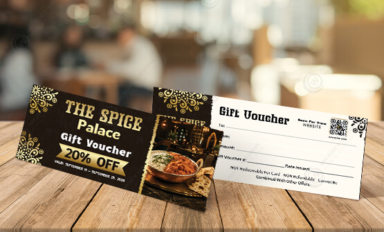 restaurant-regular-gift-certificates-gc-502 - Restaurant Regular Gift Certificates - WOC print