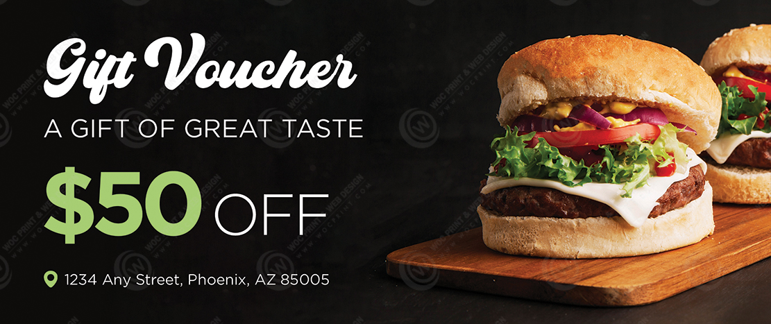 GC-507 - Restaurant Regular Gift Certificates