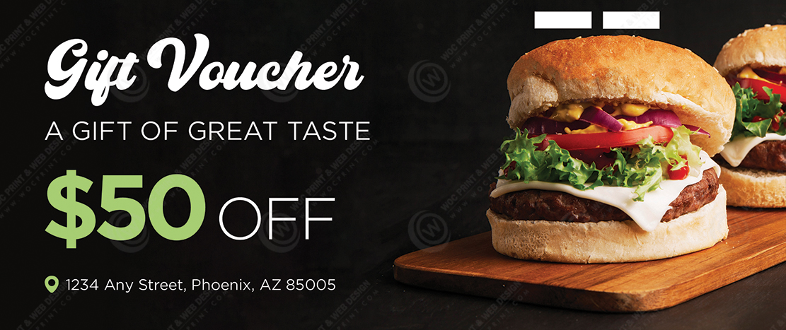 PGC-509 - Restaurant Premium Gift Certificates